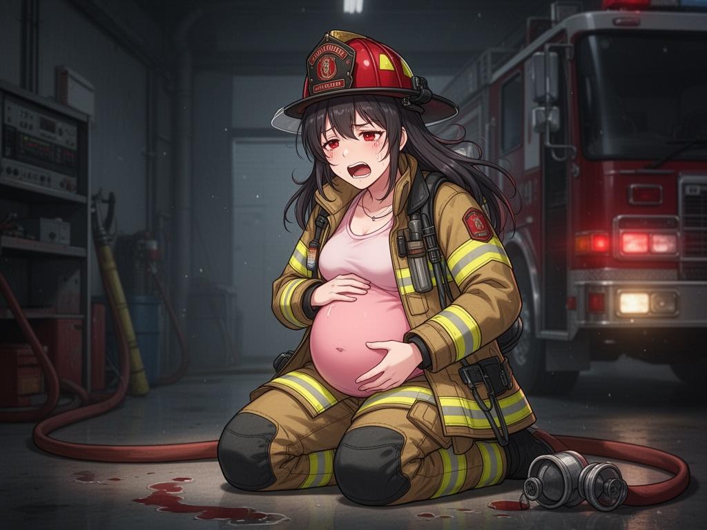 full-term-pregnant-anime-firefighter-in-pain-8n17asyb18