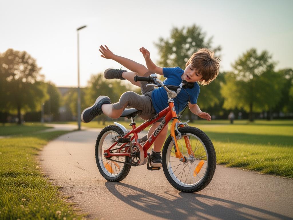 a-kid-falling-of-his-bike-x689tuoipk