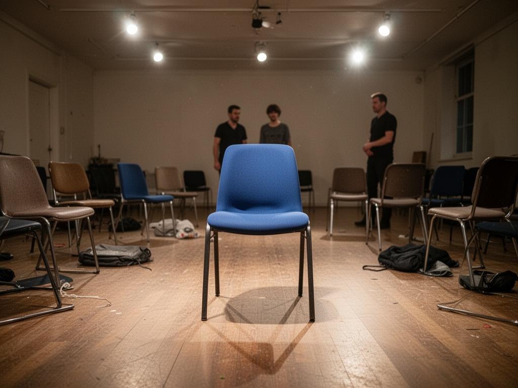 the-image-shows-a-blue-chair-sitting-in-the-middle-mwphbmmdz