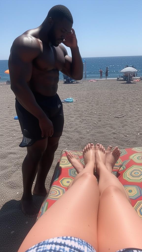 make-a-muscular-black-man-stand-next-to-her-feet-kpcqk4jbz8