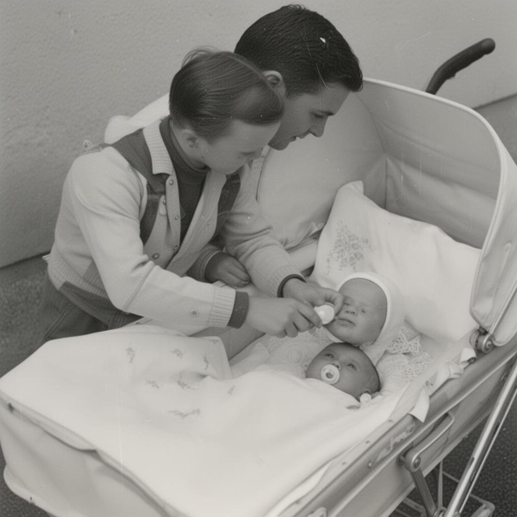 he-comes-to-the-stroller-and-gives-the-baby-in-the-f6hdzsk48