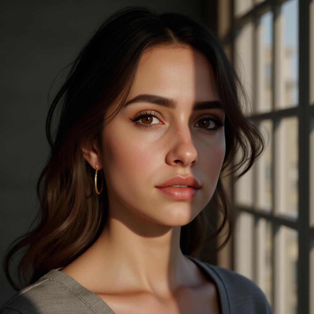 a-portrait-of-a-young-woman-with-natural-lighting-u9vtey21qx