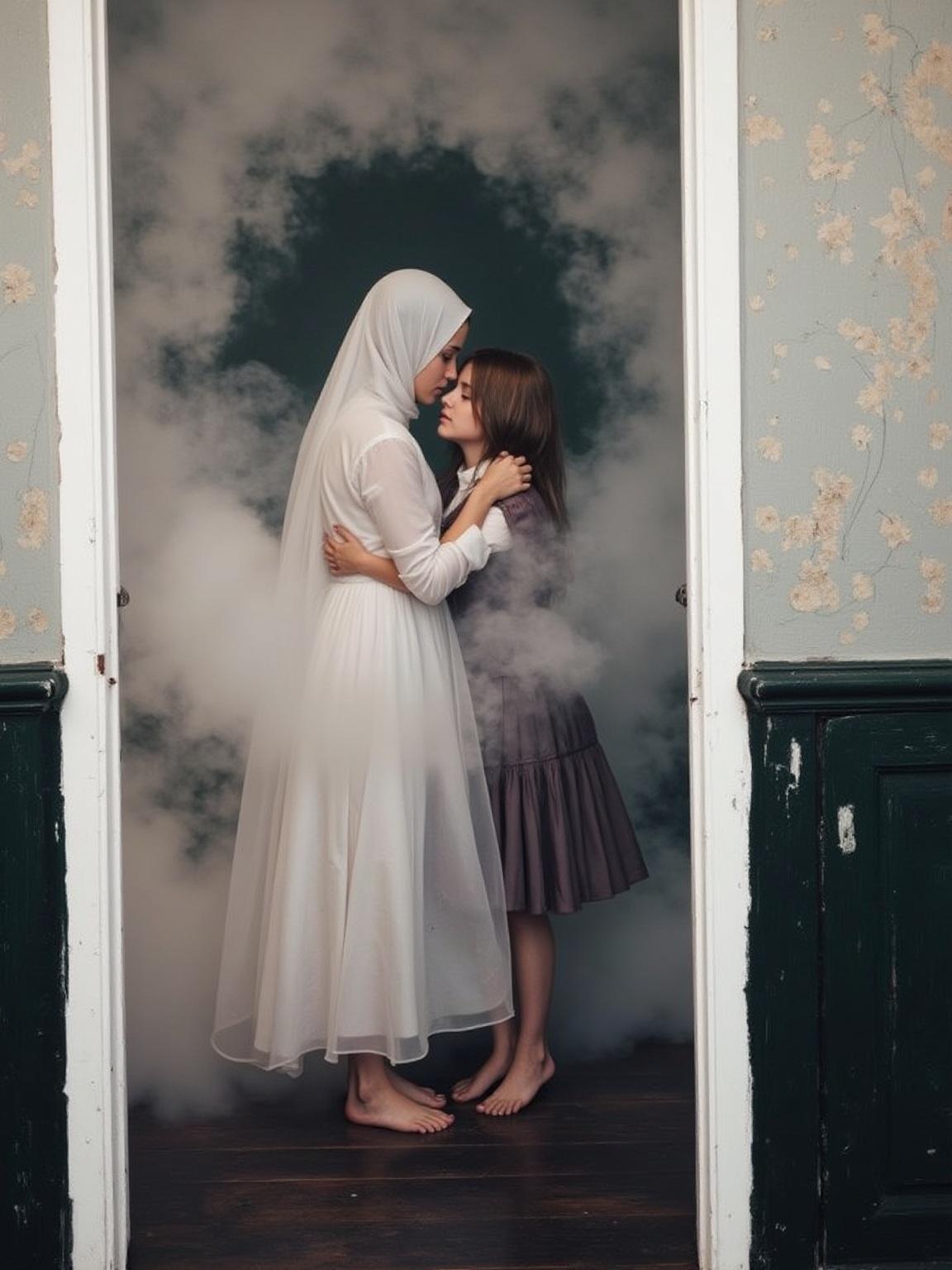 a-girl-embraces-a-ghostly-figure-with-tender-c482dyqyj6