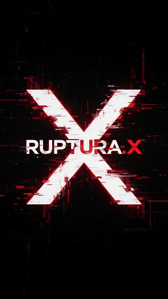 rupturax-logo-white-x-with-red-glitch-effect-black-rtro916pv