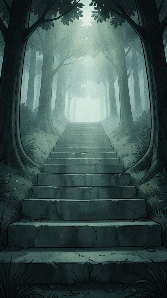 low-angle-view-from-the-forest-floor-of-the-kb7qtbjrpp