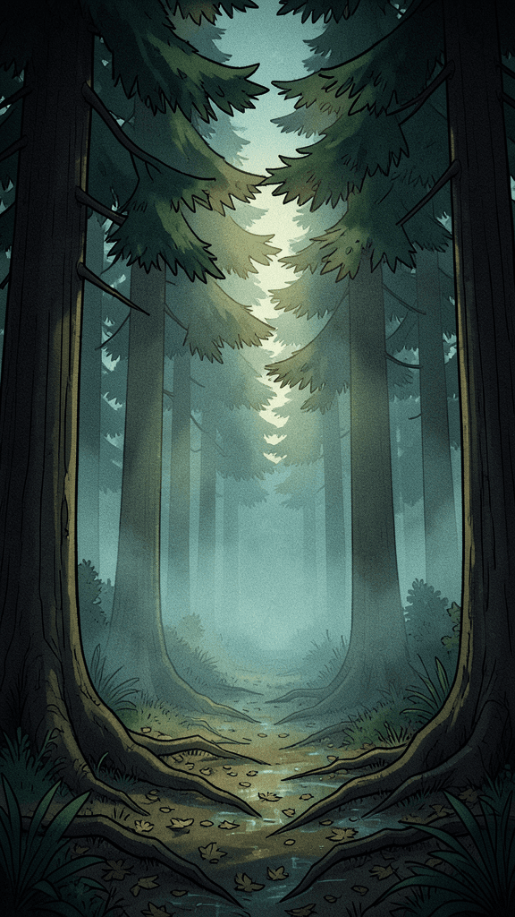 dense-oregon-forest-at-dusk-tall-pine-trees-with-ow8jd5vm6u
