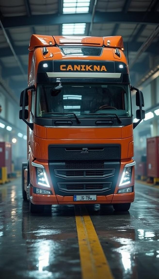 a-la-cour-de-usine-de-camion-j0j2p85zmg