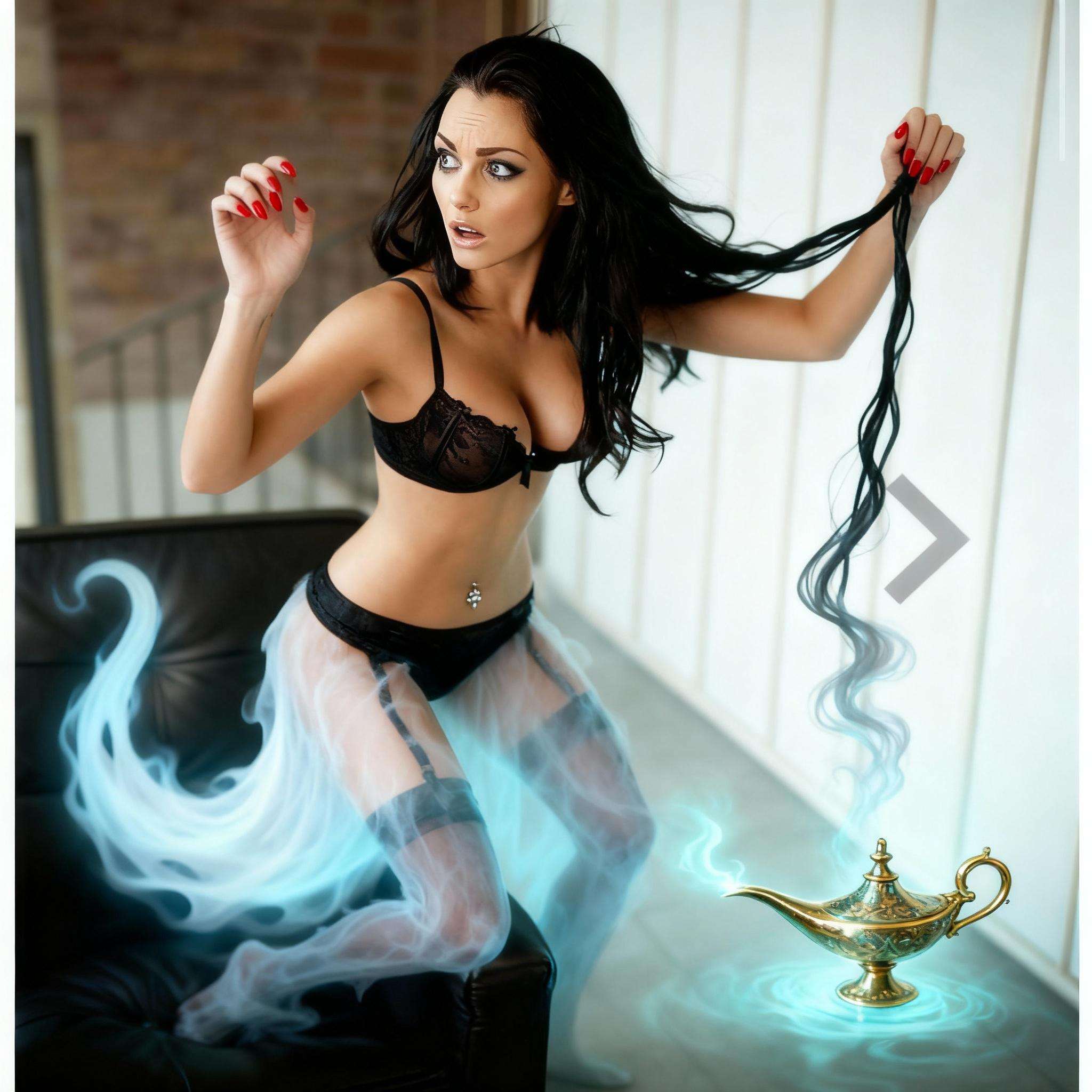 sie-soll-ein-flaschengeist-sein-der-anstatt-beinen-q6l6vzwtg