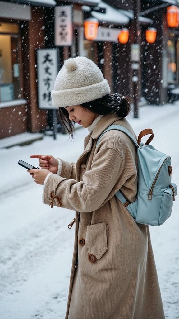 a-young-japanese-woman-walking-through-a-snow-tf0ql3h4ny
