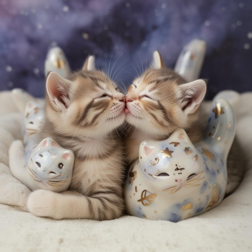 the-kittens-are-snuggling-and-kissing-b8at0pdd6d