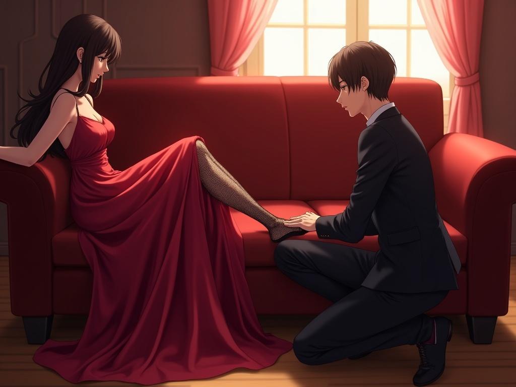 vivid-anime-style-a-girl-in-a-flowing-ruby-dress-59bvx7fok0