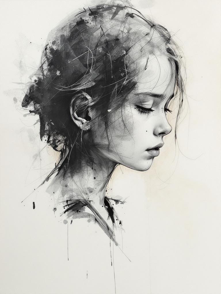 a-very-young-girl-abstract-charcoal-drawing-on-old-byg15sdak