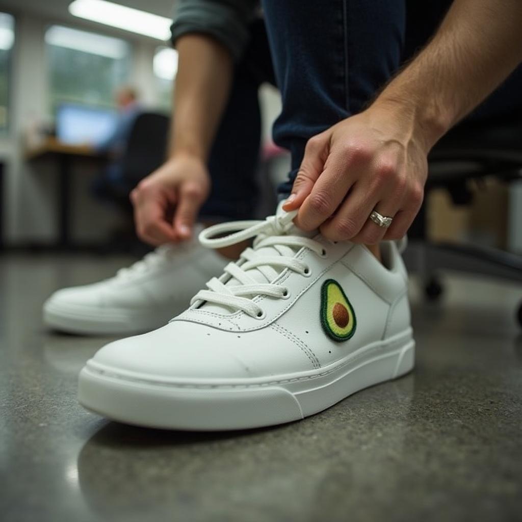 the-image-focuses-on-a-shoe-with-a-person-tying-58p7f17iei