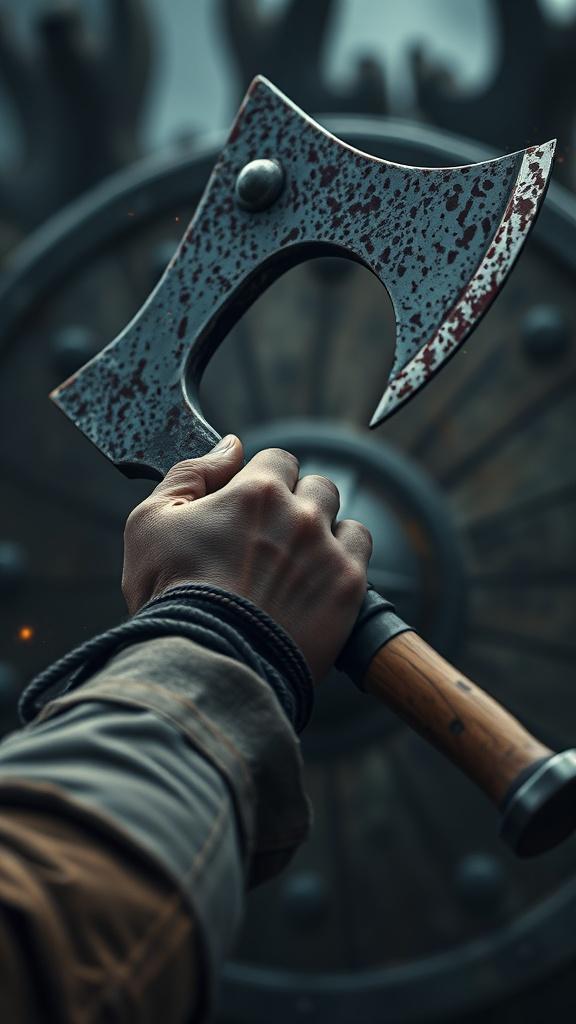 warriors-hand-gripping-a-viking-battle-axe-mid-ow032ln0pu