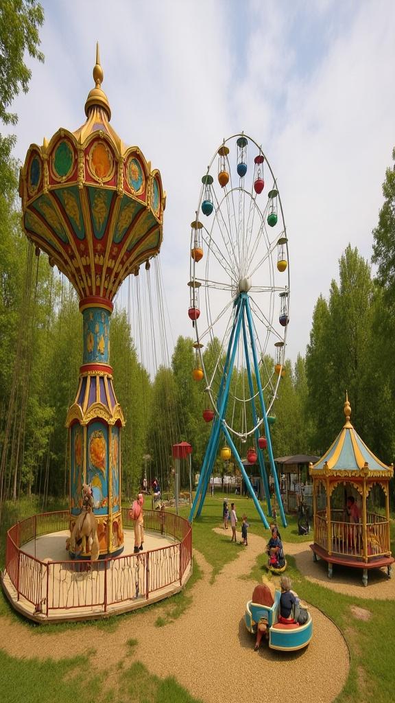 a-childrens-amusement-park-with-a-carousel-and-uag2900flk
