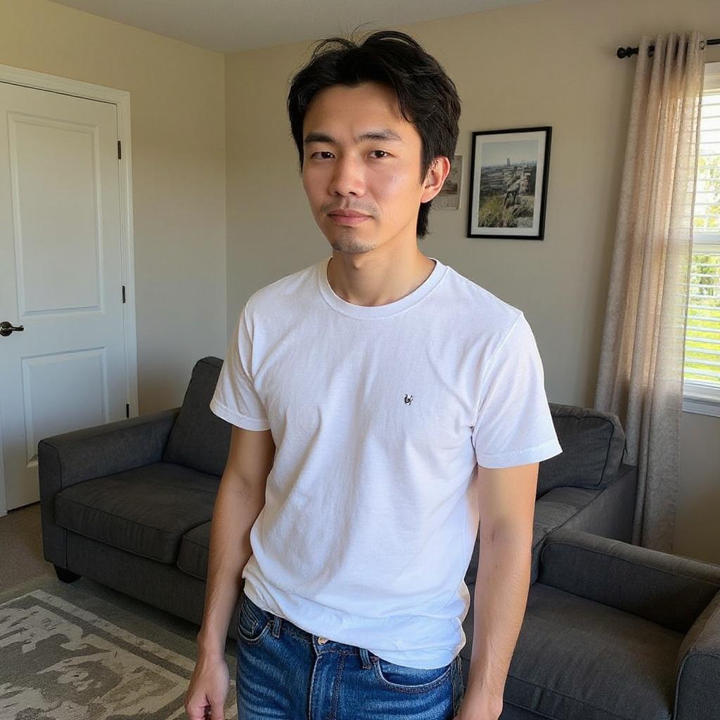 same-person-white-t-shirt-at-home-standing-0kb6aonaoc