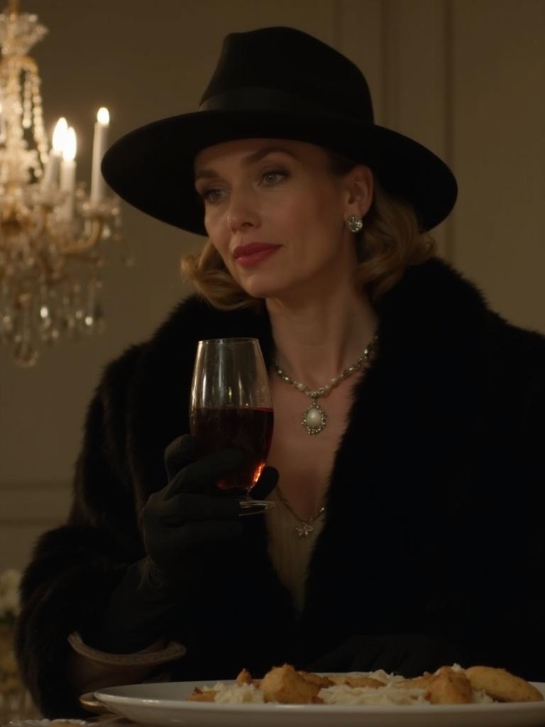 the-image-shows-a-woman-in-a-black-hat-and-fur-85l09m8tnm