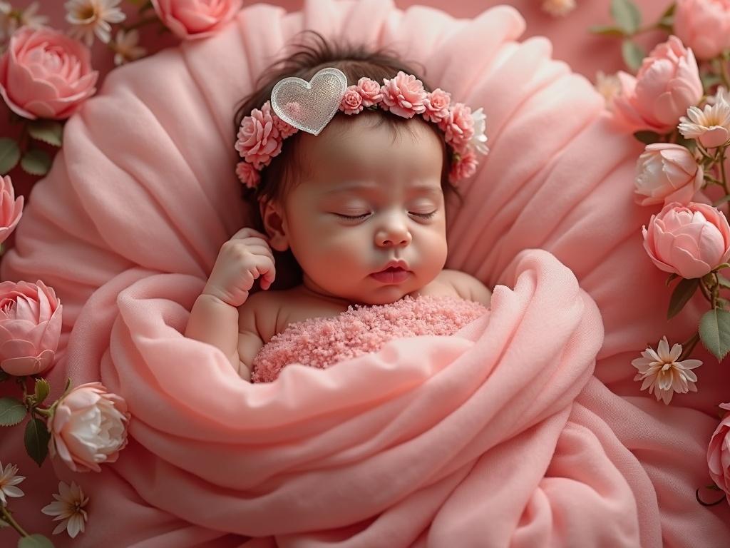 la-cesarienne-dun-accouchement-sur-un-fond-rose-8odp4j0eik