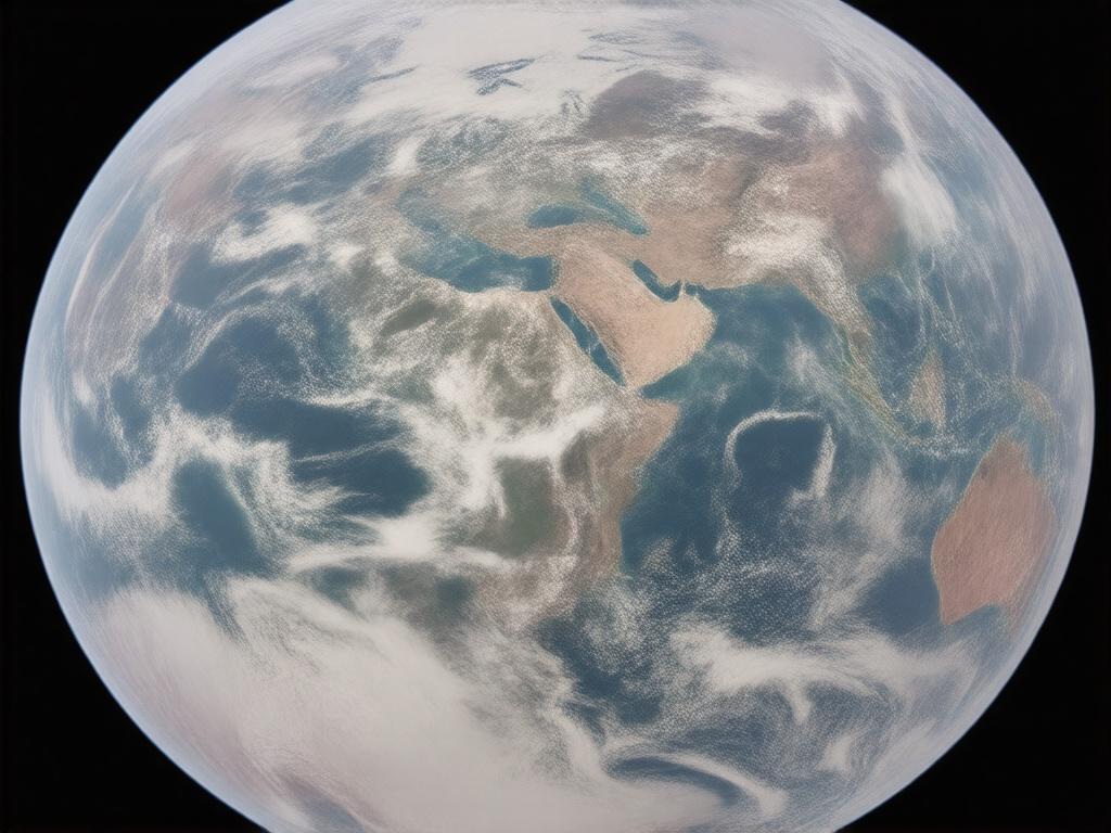la-terre-plate-sur-le-cote-vue-de-lespace-bd6vokc90r