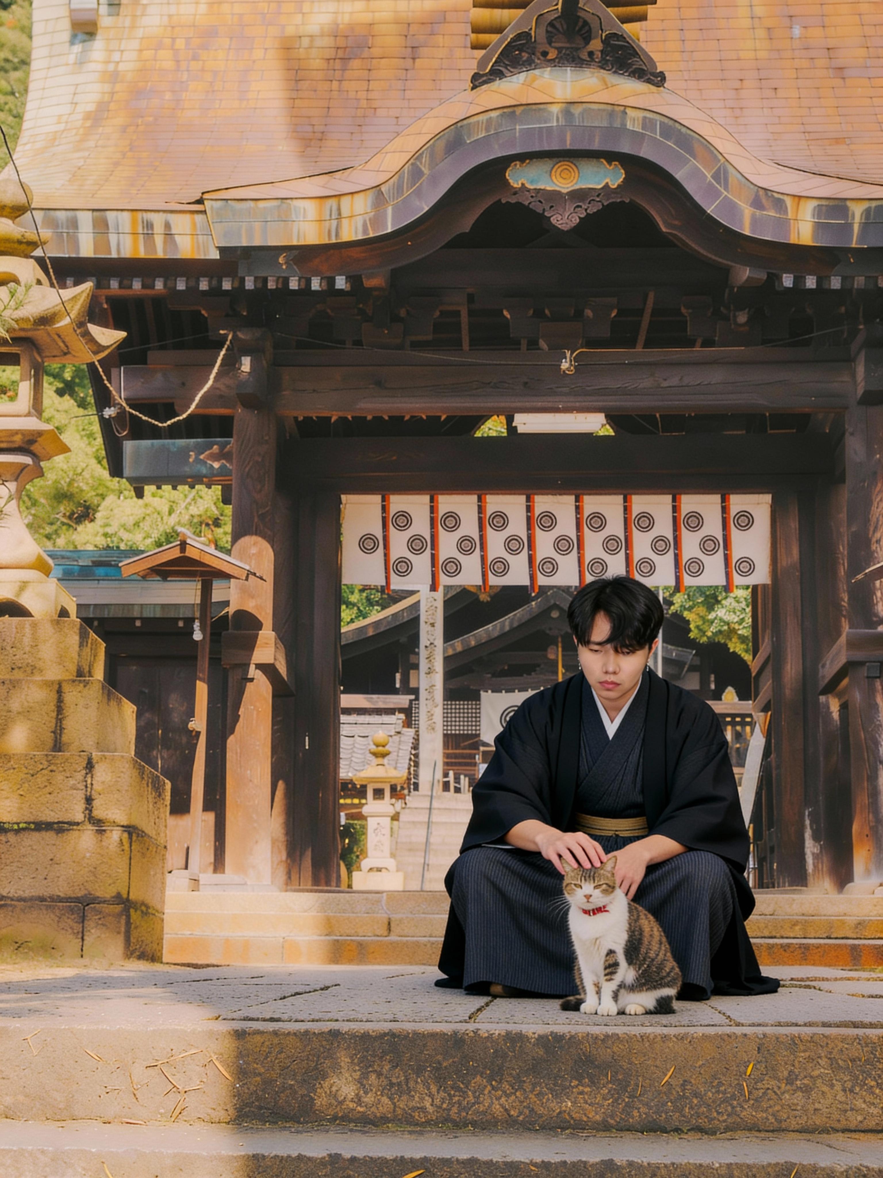 a-man-is-sitting-wearing-a-traditional-japanese-67dm0hze13