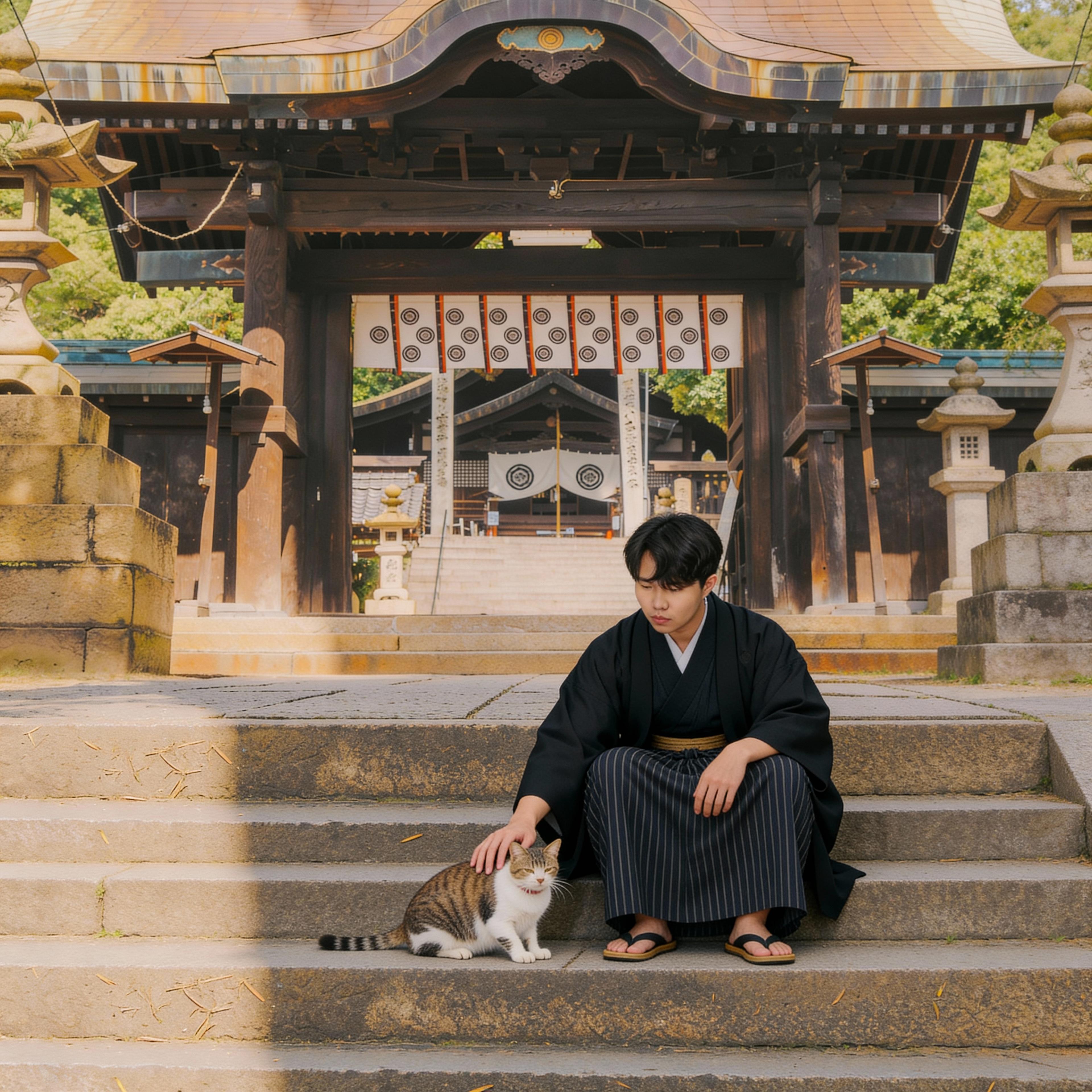 add-a-man-is-sitting-wearing-a-traditional-8nk0t8ur9a