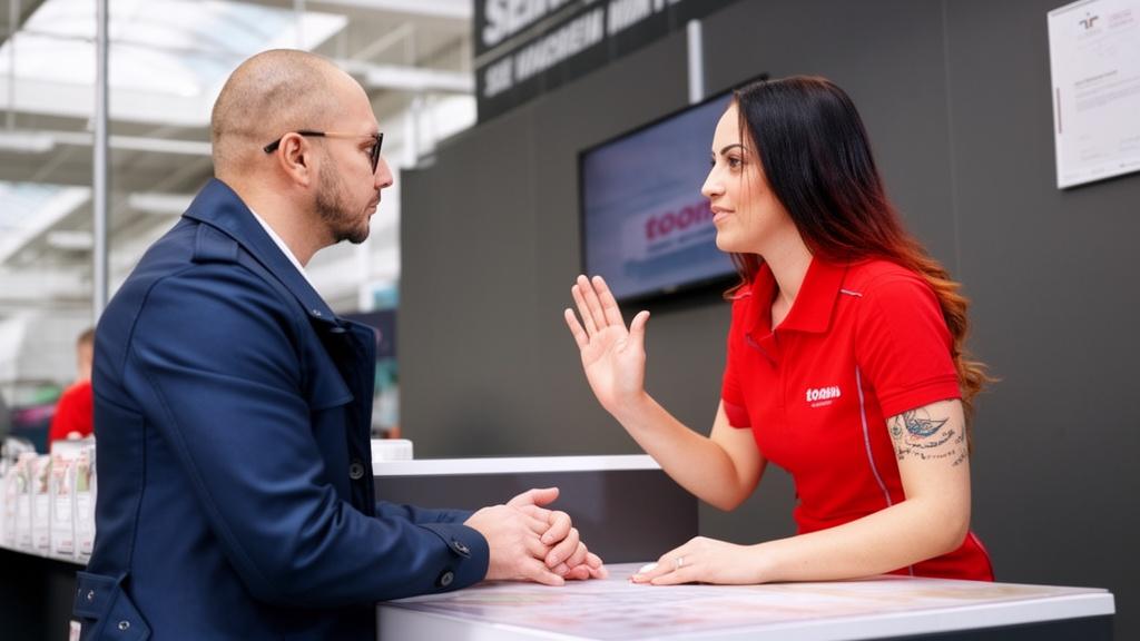 the-woman-bids-farewell-to-the-man-with-a-casual-o1lcbmne4m