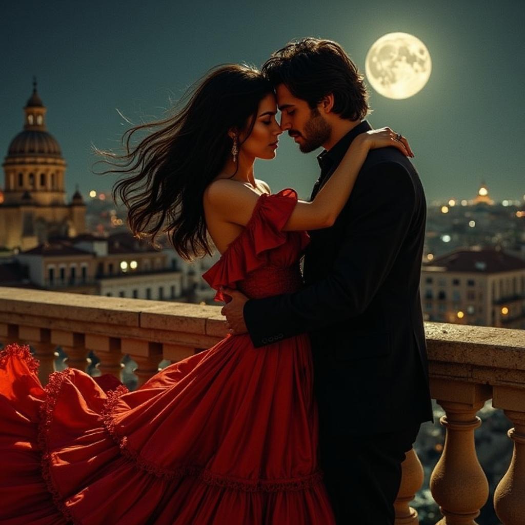 a-flamenco-duo-a-dark-haired-woman-in-a-swirling-a2c85hqswq-1