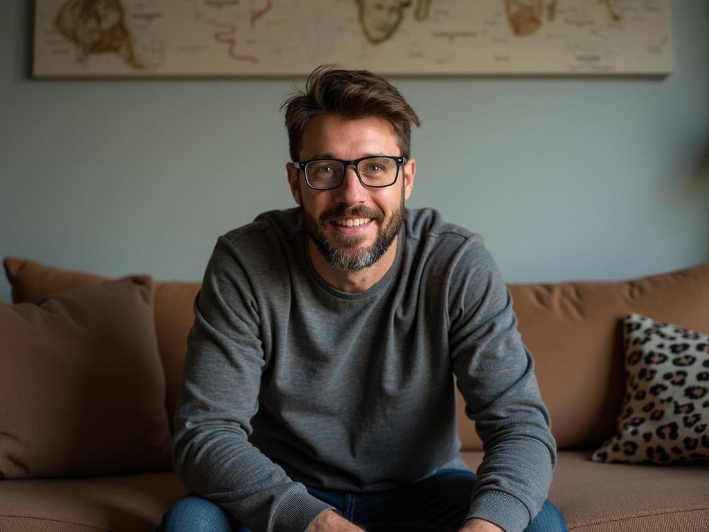 a-man-sitting-on-a-couch-in-front-of-a-wall-rtjbo0msbx