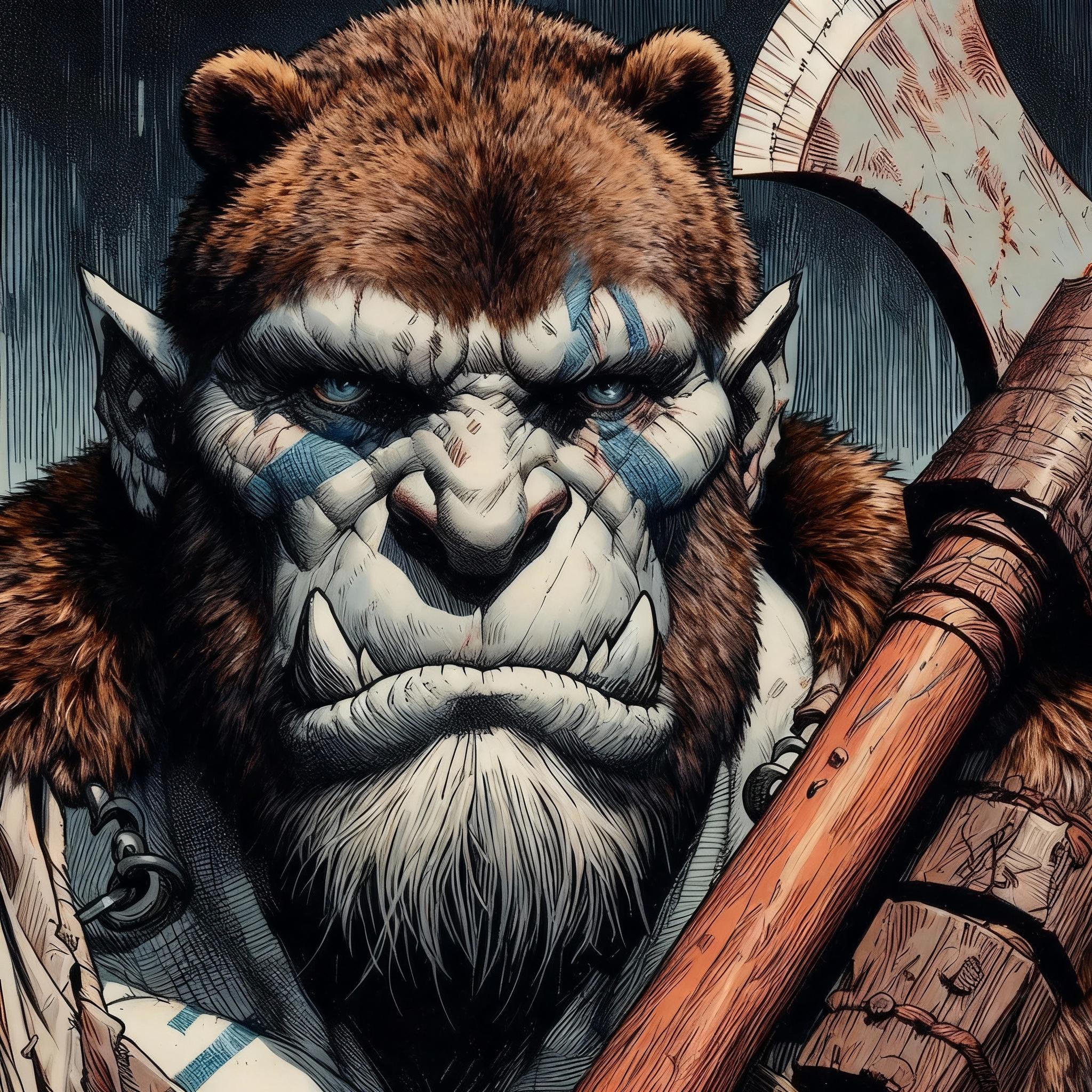 add-a-bear-fur-on-the-shoulders-and-head-5yutebhhbc