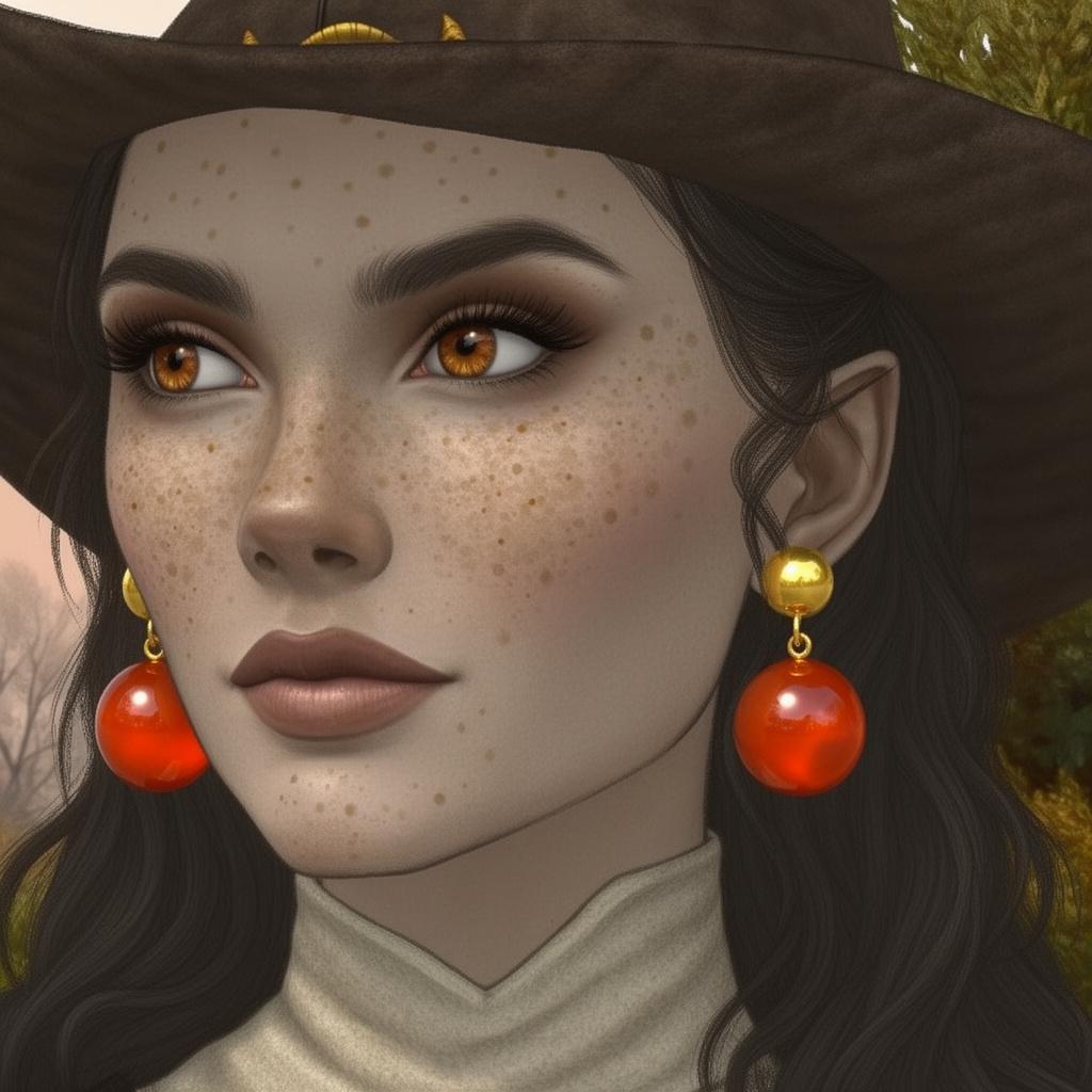 wearing-carnelian-drop-earrings-bright-gold-ixdouwtb3d