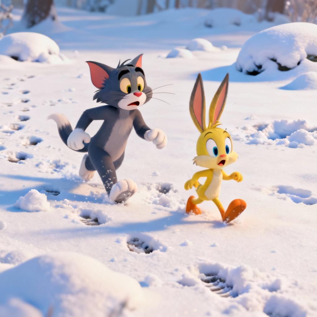 estilo-pixar-sylvester-cat-and-tweety-bird-ikbg5jv4br