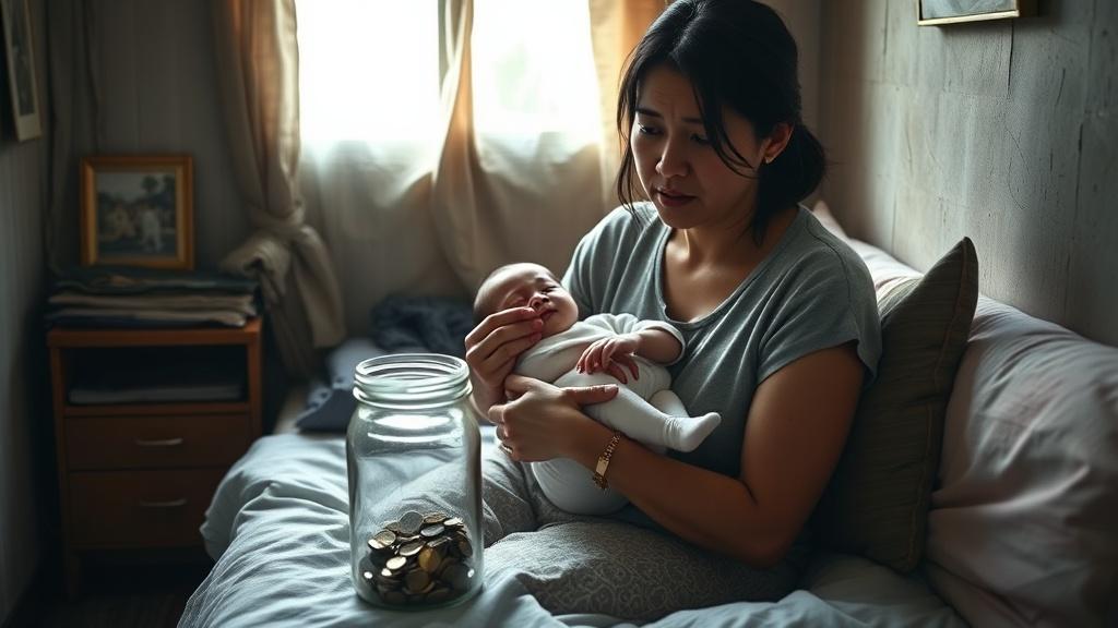 a-25-year-old-woman-with-black-hair-is-holding-a-1bv3e400de-1