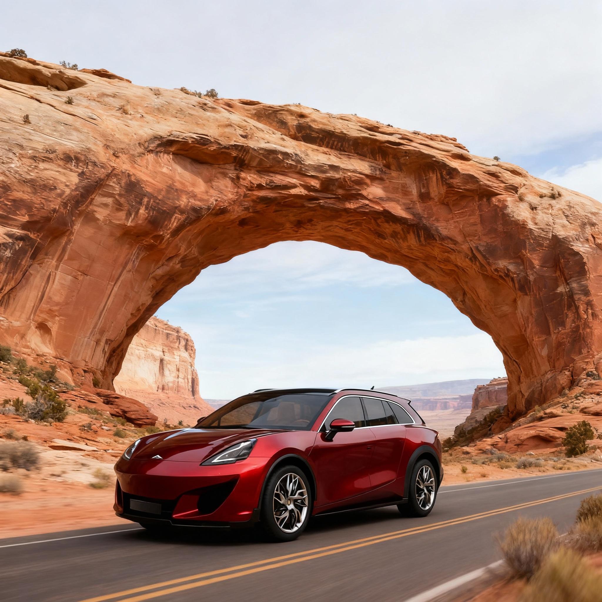 auto-rijdt-onder-de-corona-arch-in-utah-door-ccweacwou7