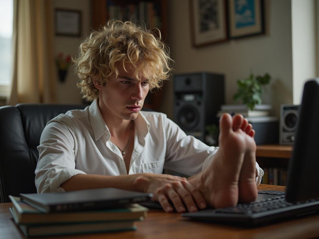 messy-blonde-haired-college-guy-with-his-barefeet-yzmchkidn1