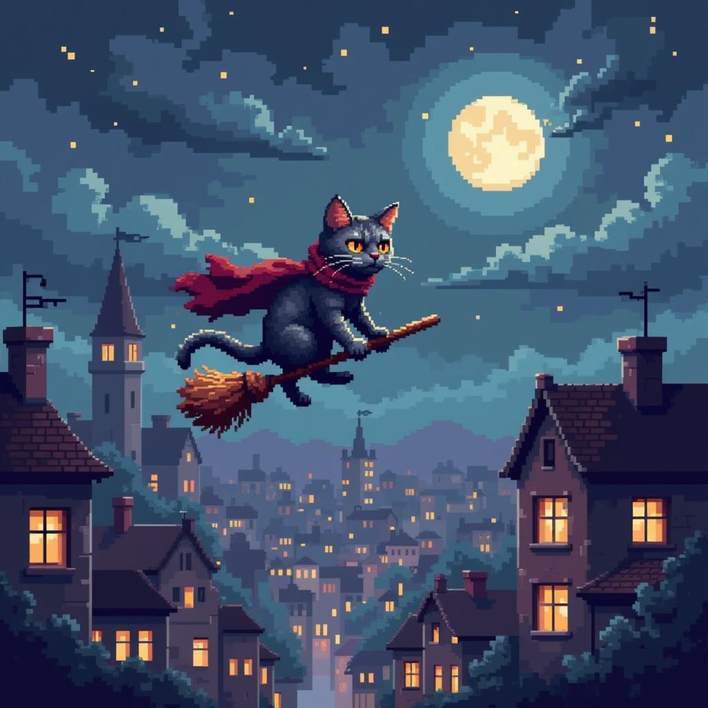 a-cat-with-arms-and-legs-like-a-human-flying-on-a-9taugwi9av