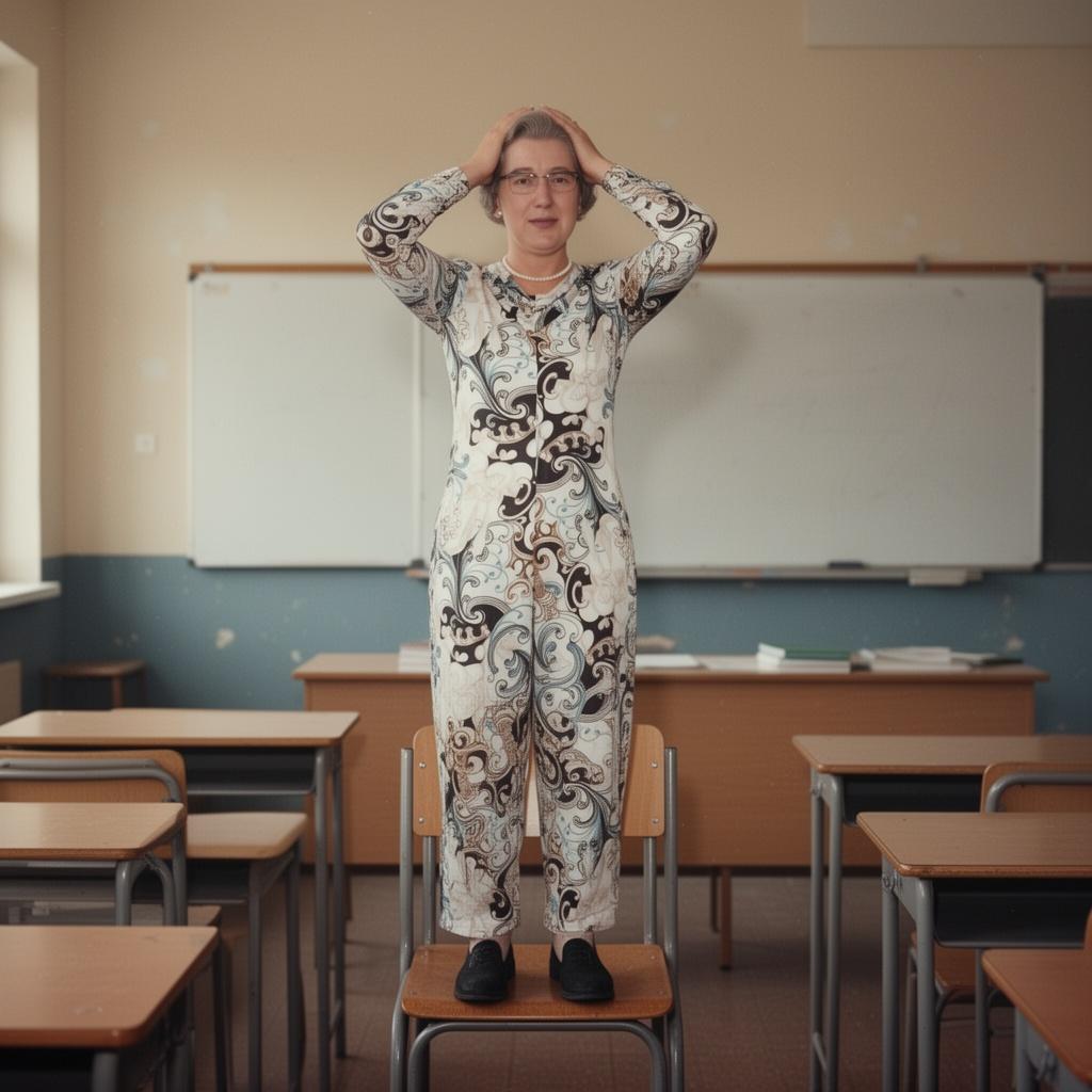 she-is-in-a-classroom-standing-on-a-chair-with-her-uqddc54fa