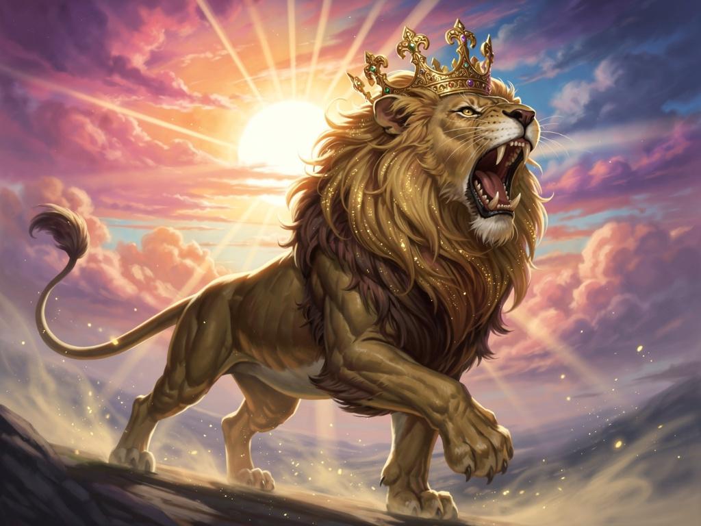 faire-un-lion-rugissant-le-lion-est-glorieux-tc8nhkqrll