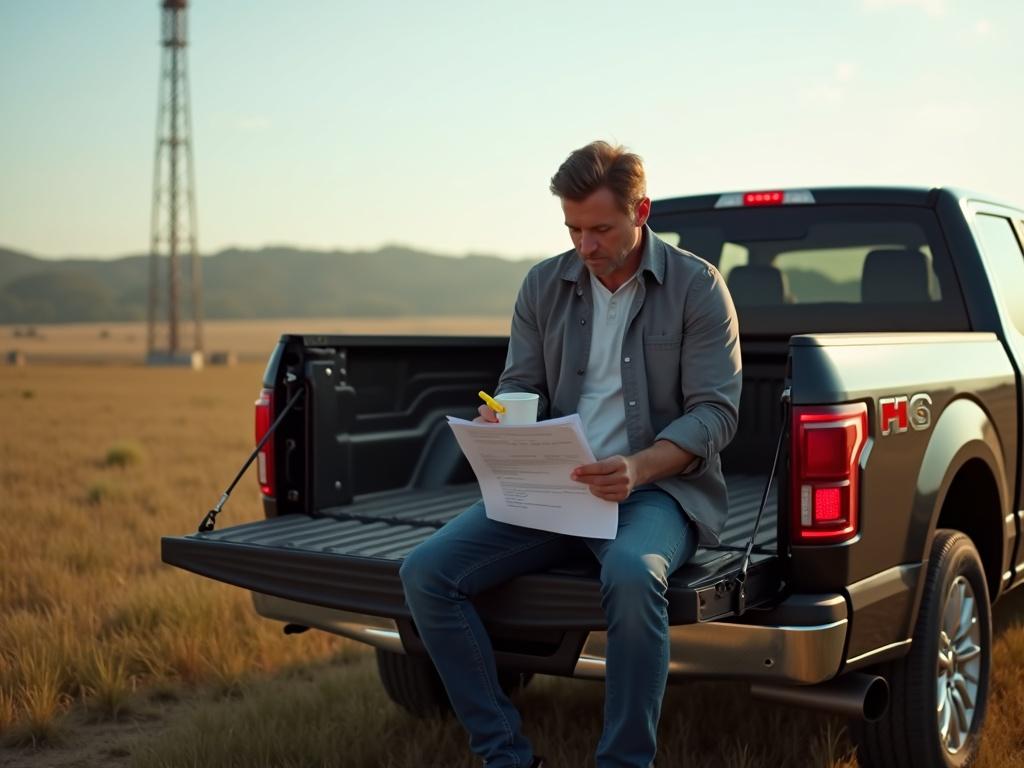 a-wide-shot-of-a-ford-f-150-tailgate-parked-in-a-f01mnnd176-2
