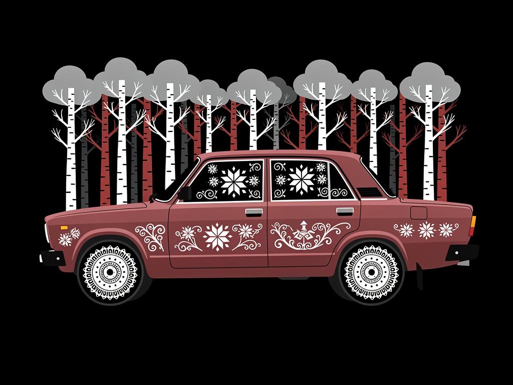 a-vaz-2107-car-depicted-in-a-flat-decorative-bloa6ekcar