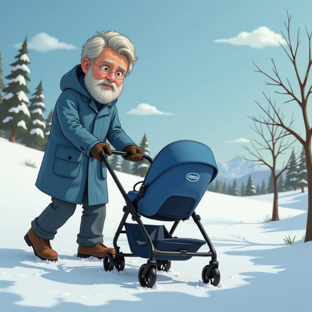 dr-house-goes-down-a-hill-in-a-blue-graco-travel-0oaofqiwqv