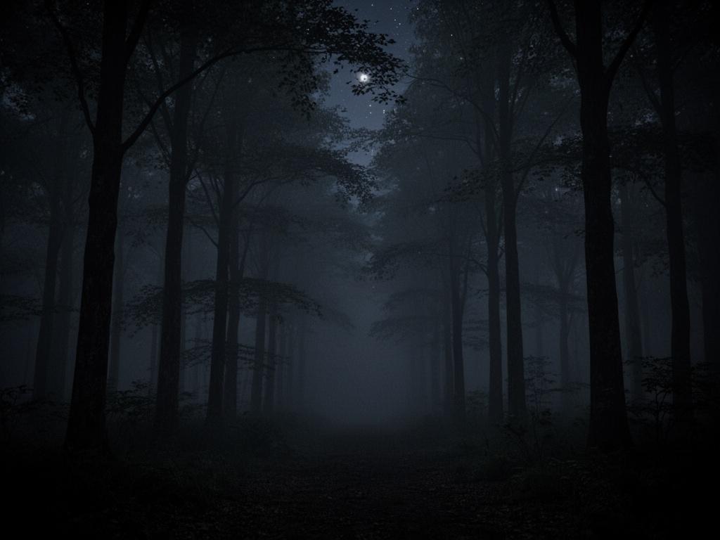 a-dark-forest-at-night-trees-barely-visible-in-fog-e0dsm8v1s