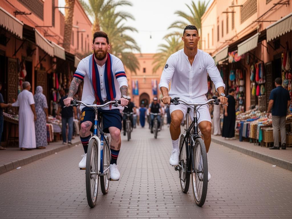 messi-et-ronaldo-a-velo-dans-les-rue-de-marrakeck-bq2wl5n975
