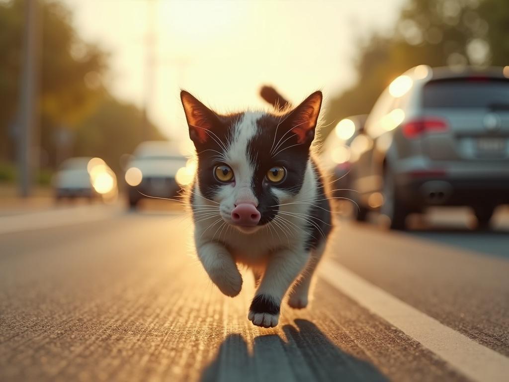 a-whimsical-scene-shows-a-munchkin-cat-with-black-uvdu77uywg
