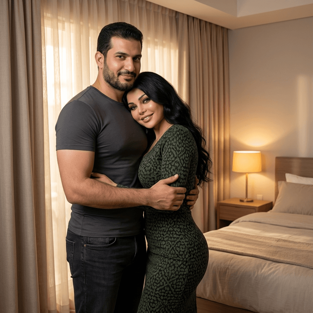 a-romantic-couple-standing-in-a-softly-lit-modern-cyrmo5qw9m