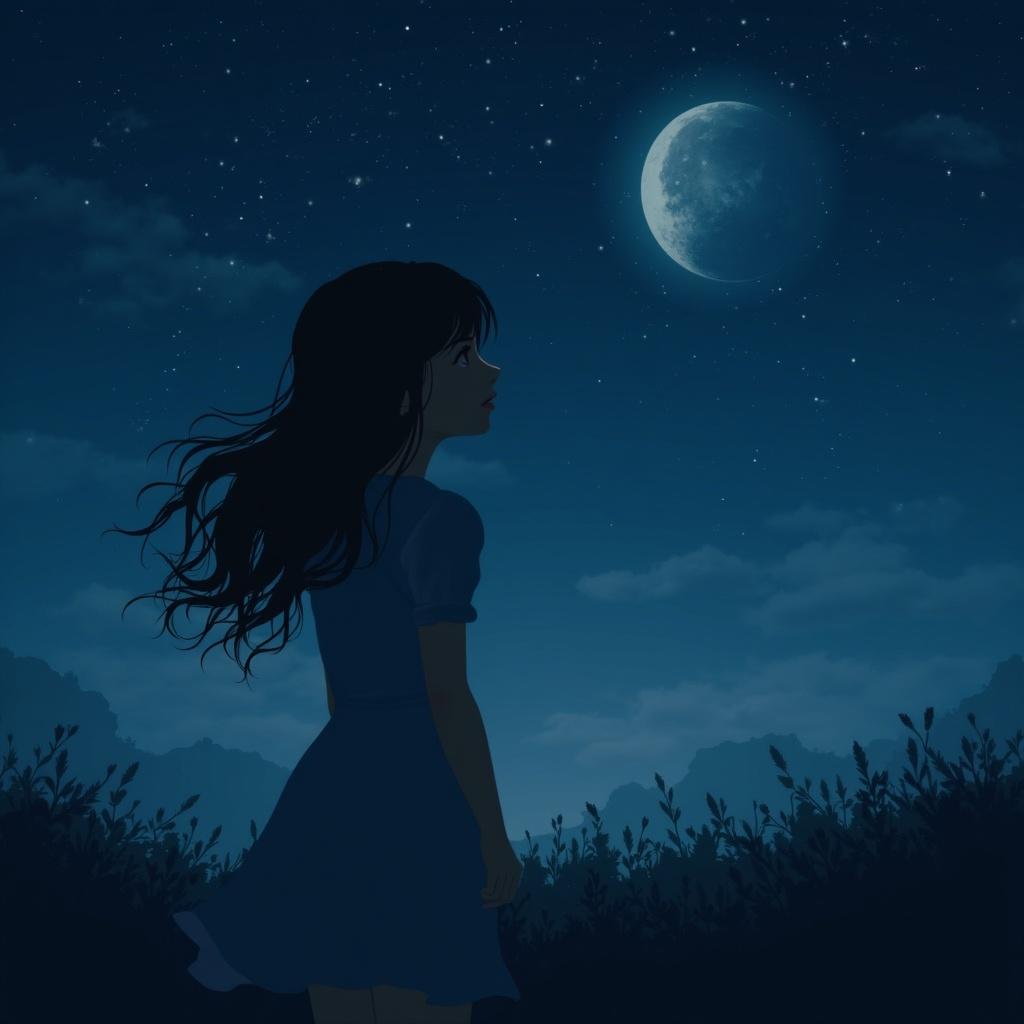 beautiful-girl-night-sky-sadness-iuiubhg4og