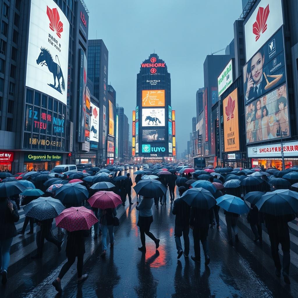 epic-wide-shot-of-shibuya-crossing-during-downpour-22946jj7x