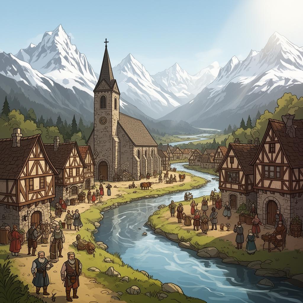 illustration-of-a-bustling-medieval-village-with-1woz0w0o45-4