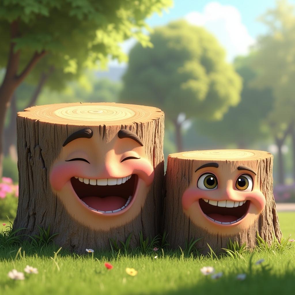two-stumps-one-larger-than-the-other-are-smiling-te4lera37b