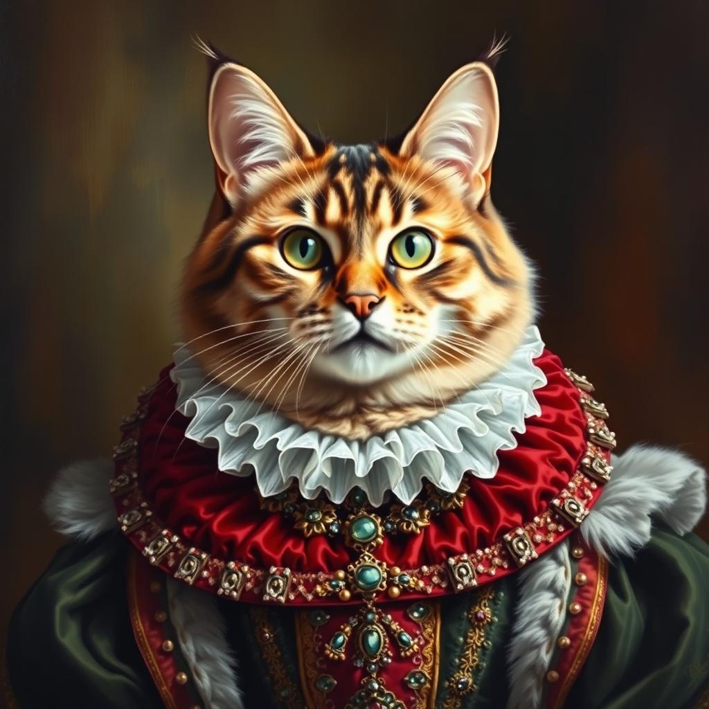 a-majestic-shorthaired-cat-regal-in-a-velvet-aa8p13mtuq