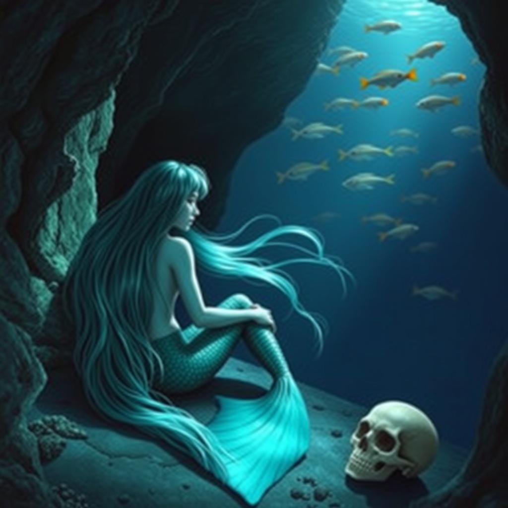 mermaid-sitting-with-long-flowing-floating-hair-dz72091niu-1